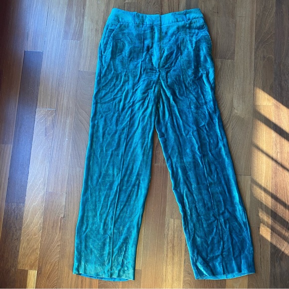 The Kooples Velvet Pants, Size 2, Green - Picture 3 of 10